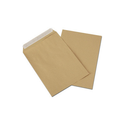 250x Enveloppes bande adhésive 229x324mm - GPV (C4) - Kraft Marron