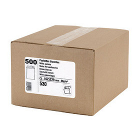 Paquet 50x Enveloppes C4 229x324mm GPV - blanc - bande détachable